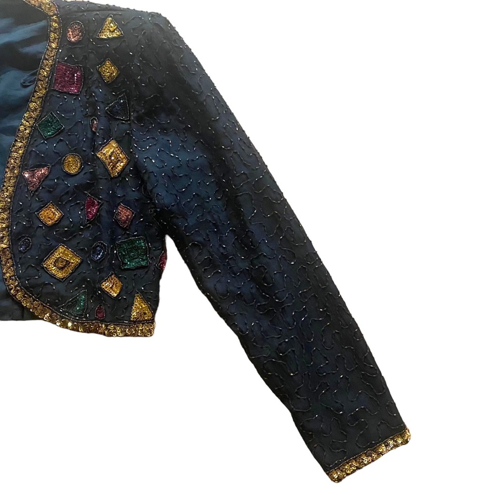 482 Styleworks cropped blazer M - Picture 4 of 5